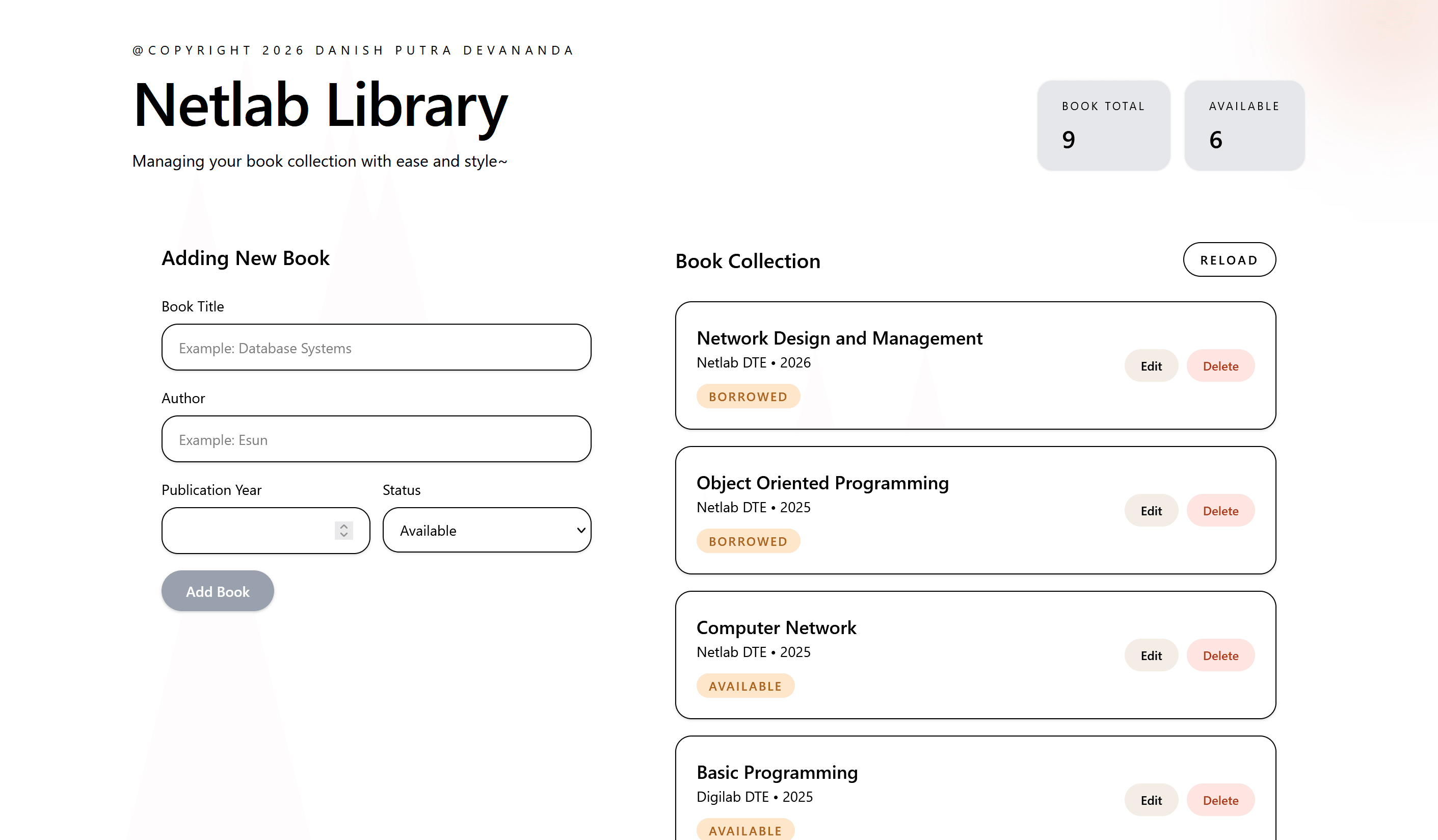 Netlab Library